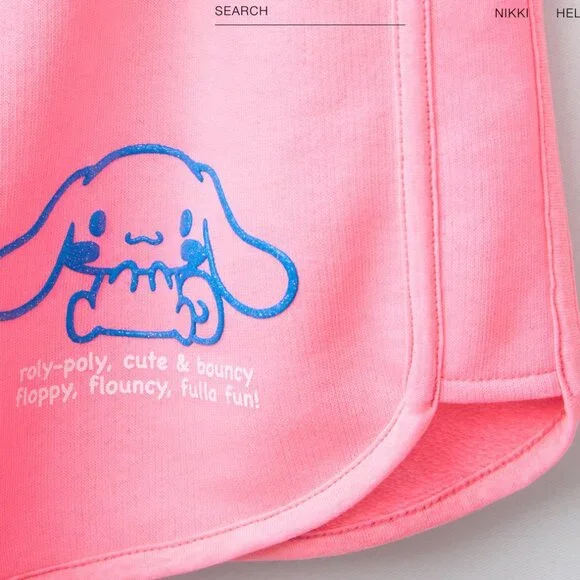 CINNAMOROLL © SANRIO Sweatshirt and Shorts set NWT - Picture 2 of 5